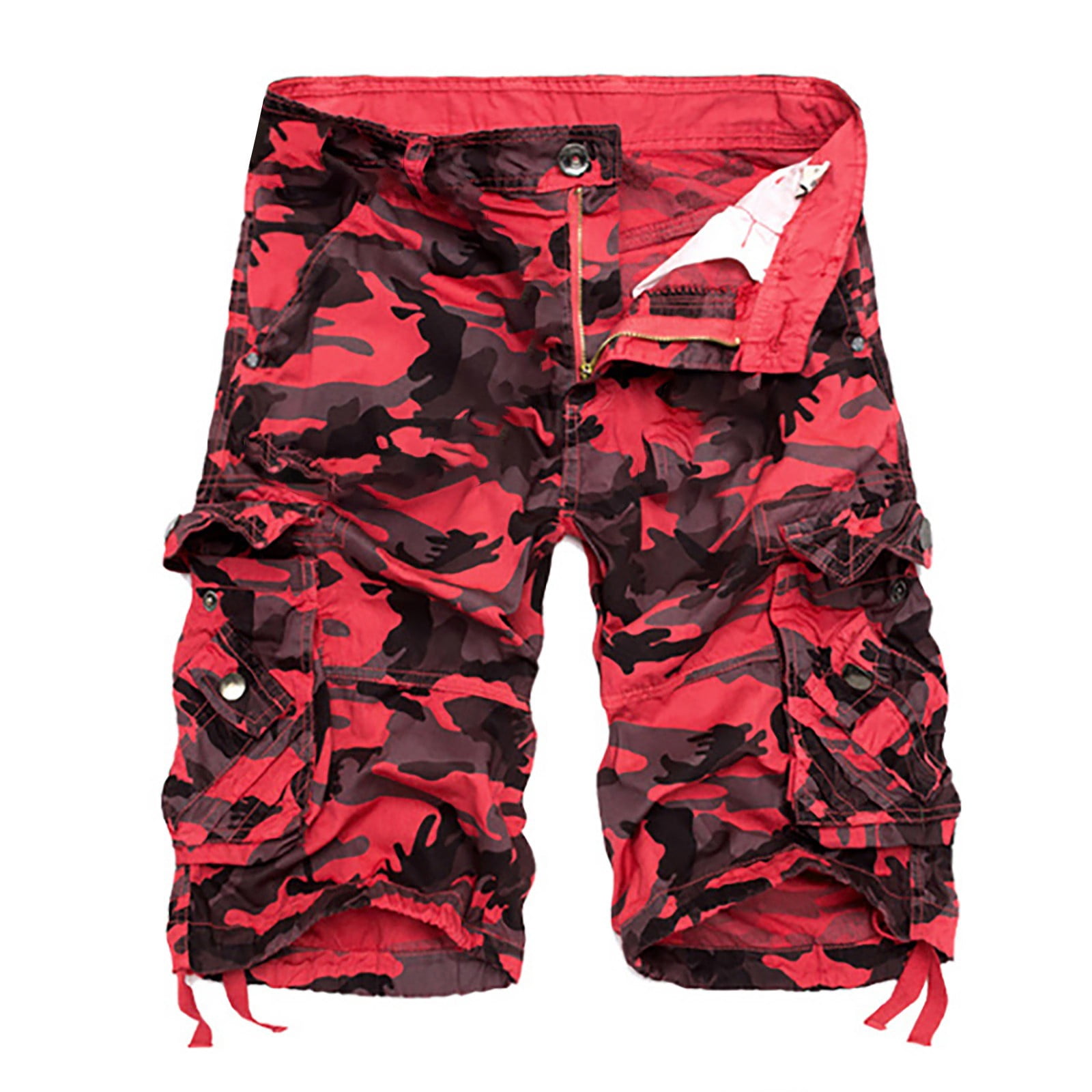 XZNGL Cargo Pants for Men Mens Shorts Multi Pocket Cargo Pants Loose Casual Pants Straight Leg Pants Casual Shorts for Men Mens Cargo Shorts Mens Shorts Casual Mens Pants Casual