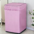 thumbnail image 4 of serony Washing Machine Cover Laundry Dryer Sunscreen Waterproof Dust Proof Protector Home Dorm Washroom Toilet Cloth Accessories Pink M, 4 of 7