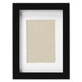thumbnail image 1 of DesignOvation Gallery 5" X 7" Matted to 3.5" X 5" Black Picture Frame, 1 of 7