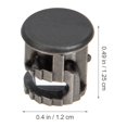 thumbnail image 2 of IFANLANDOR 100 Ensembles de Raccords de Meubles en Alliage de Zinc Noir pour Armoires et Garde-Robes, 2 of 8
