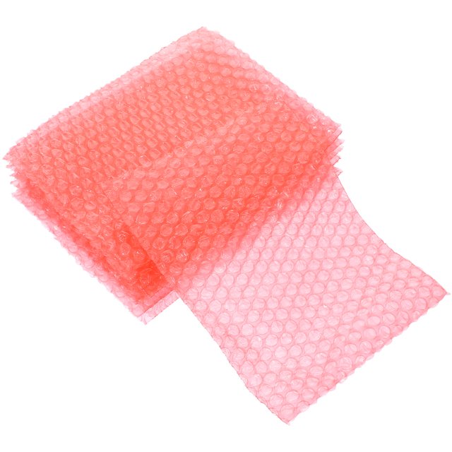 VERDANVERSE 100Ensemble 7.9x5.9x0.2in Pochettes à Bulles Rouges en PE pour Emballage Antichoc et Antistatique