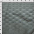 thumbnail image 3 of oneOone Georgette Viscose Fabric Chevron & Swirl Ikat Decor Fabric Printed BTY 42 Inch Wide, 3 of 4