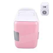 4 Liter Portable Fridge, Car Office College Dorm Mini Fridge Cooler And Warmer Small Refrigerator For Storage Drinks Food Skincare Cosmetics