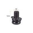 thumbnail image 2 of Unique Bargains M6x0.47'' Pan Head Machine Screws Bolts Combine Carbon Steel Black 20pcs, 2 of 2