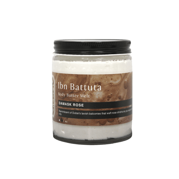 Chemnist Body Butter Lotion - Ibn Battuta (Parfum Rose) (4 Oz)