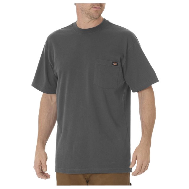 Dickies T-Shirt à Manches Courtes pour Hommes avec Poche, 4X, Charbon