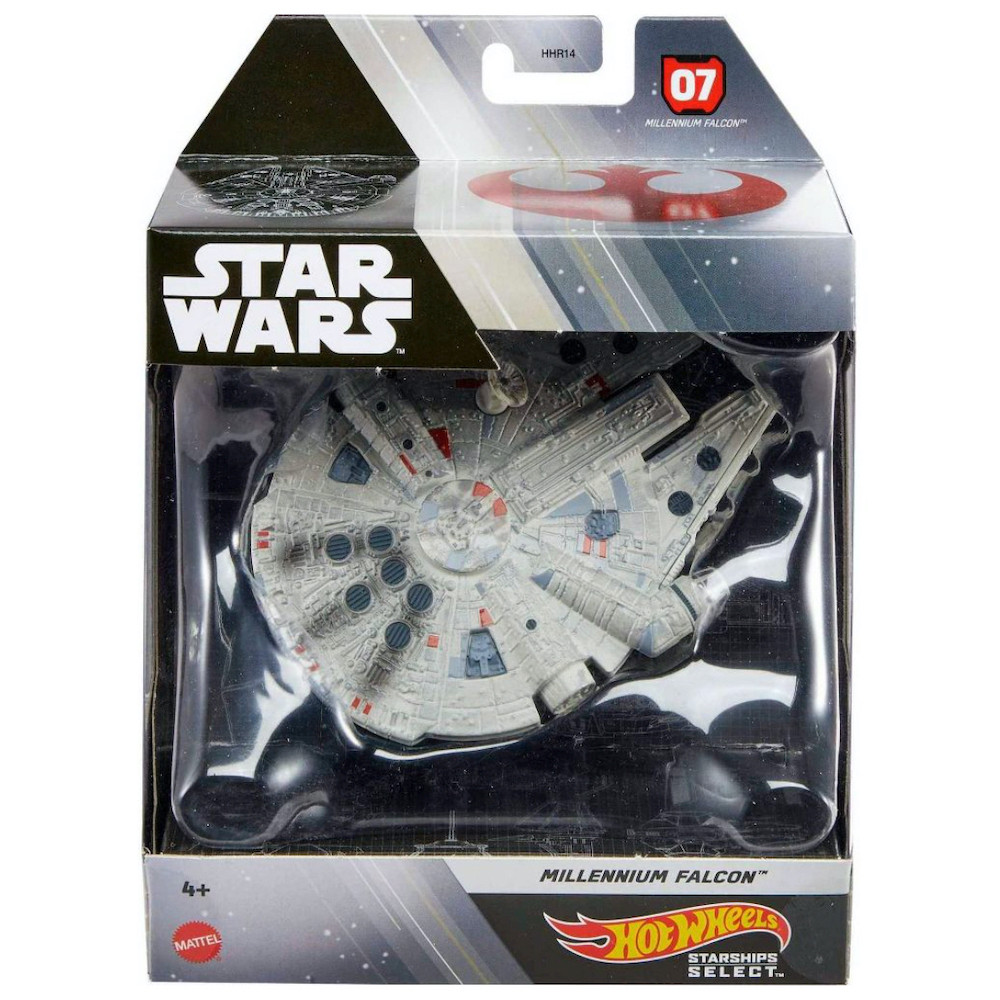 ​Hot Wheels Star Wars Starships Select, Millenium Falcon Premium Replica