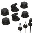 thumbnail image 2 of Self Adhesive Cable Holder Pack Of 6 Desk Cable Organiser Management Cable Organiser Cable Holder Desk Charging Cable Organiser For Bedside Table (6 Pieces), 2 of 9