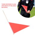 thumbnail image 4 of 10pcs Marking Flags Lawn Marker Flags Triangle Flags Survey Flags Boundary Flags, 4 of 9