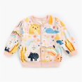 thumbnail image 1 of uublik Infant Girls Jacket Baseball Jacket Bomber Coat School Uniform With Button Pink, Size 9M-6, 1 of 6