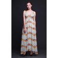 thumbnail image 5 of Bimba Tie-Dye Ladies Printed Resort Maxi DrawstringDressSpaghetti Strap Beach Wear-Small, 5 of 5