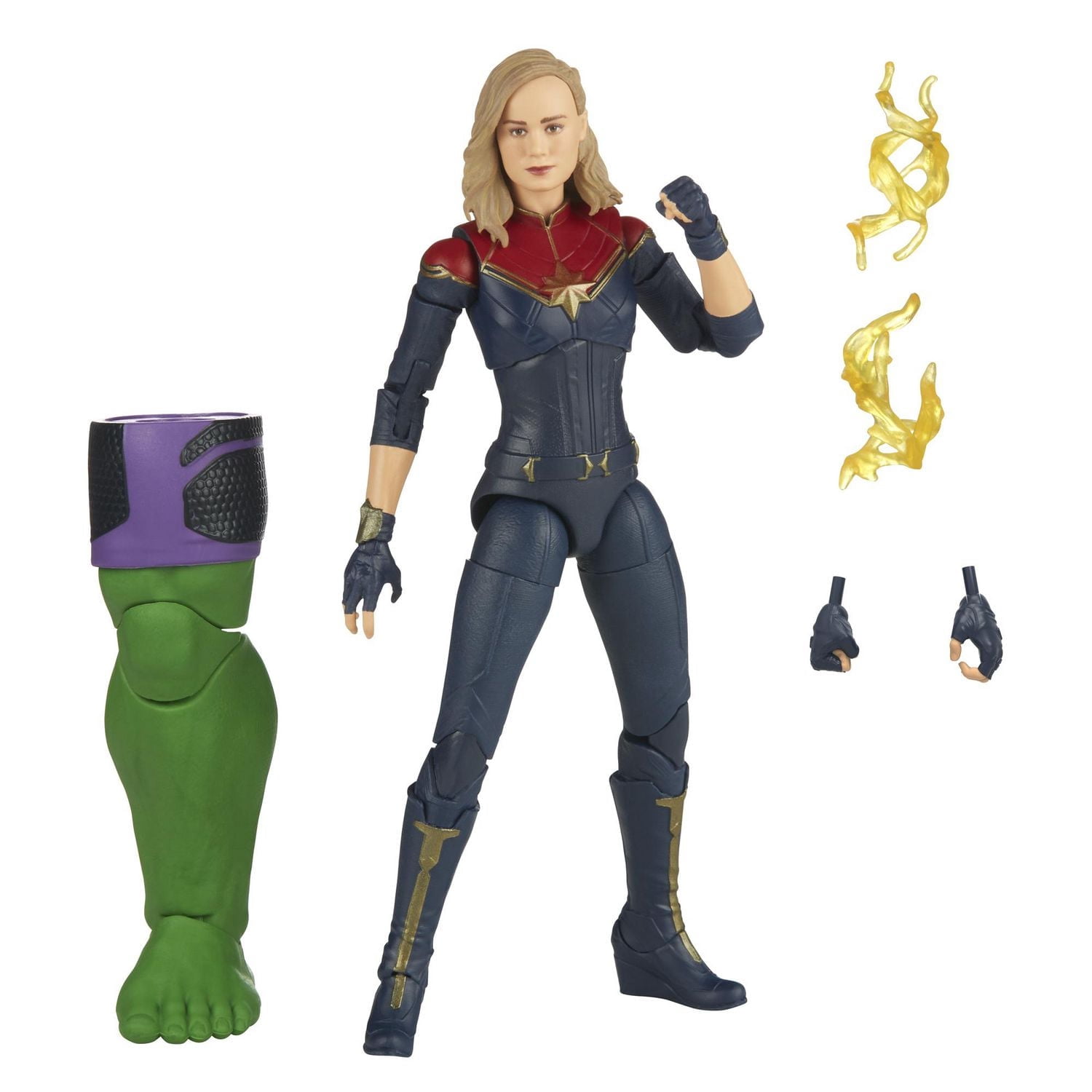 Marvel Legends Series Captain Marvel, The Marvels 6-Inch Collectible Action Figures, Toys for Ages 4 and Up