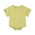 thumbnail image 1 of Timegard Newborn Onesie Toddler Boys Girls Short Sleeve Comfy Rompers Unisex Infant Outfits Solid Color, 1 of 6