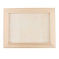 thumbnail image 2 of Unfinished Wood Frame - Wooden Picture Frame, Picture Frame, for Desk 18x14cm, 2 of 8