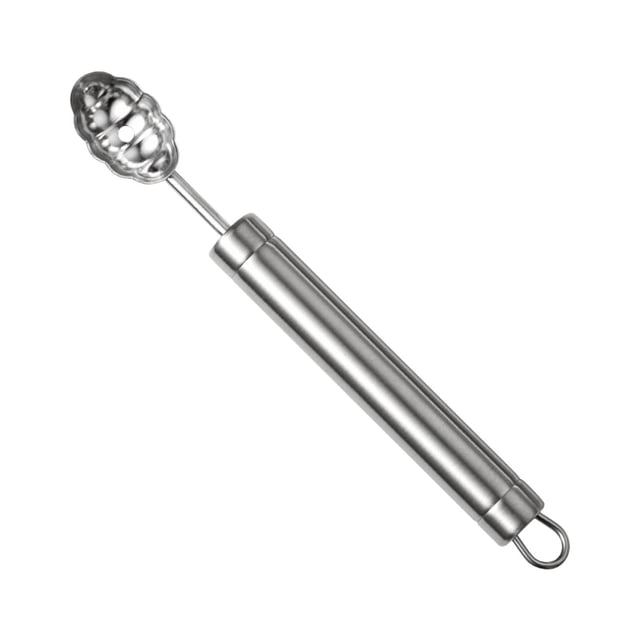 Stainless Steel Fruit Baller Tool, Precision Carving Scoop for Melons, Apples, or Vegetables, Dishwasher-Safe Kitchen Crafting Accessory