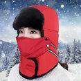 thumbnail image 2 of Chapeau Trappeur Réfléchissant Ajustable Unisexe Chapeau de Cyclisme pour l'Hiver, 2 of 10