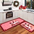 thumbnail image 1 of Riforla Valentine's Day Kitchen Carpet (2 Pieces) S Kitchen Carpet Washable Cushion Comfortable Kitchen Carpet Set Carpet E, 1 of 1