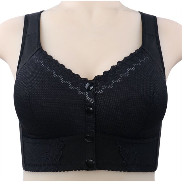 Birdeem Size Womens No-Wire Bra No Front Button No-Slip Underwear