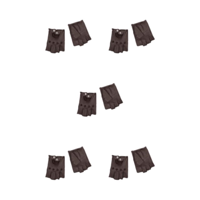 serony Experience Exceptional With These Leather Motorcycle Gloves Easy To Clean coffee L 5Set