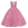 thumbnail image 1 of KAWELL Robe Princesse Lilas pour Fille, Robe de Bal en Tulle Brodé pour Enfants, 1 of 6