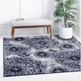 thumbnail image 1 of Unique Loom 3141508 8 x 8 ft. Grand Sofia Square Rug, Navy Blue, 1 of 2