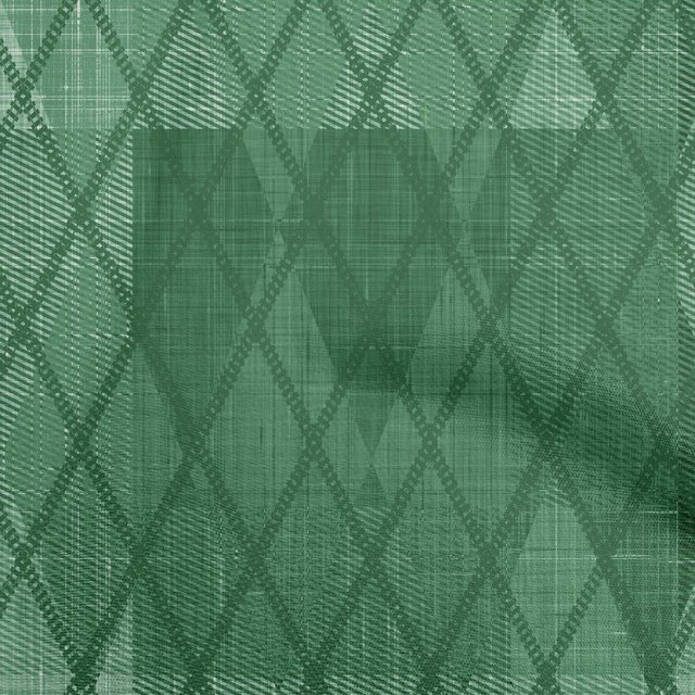 oneOone Polyester Spandex Forest Green Fabric Argyle Sewing Craft Projects Fabric Prints By Yard 56 Inch Wide
