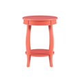 thumbnail image 3 of Bowery Hill Table d'Appoint Moderne / Contemporain en Bois, Orange Corail, 3 of 6