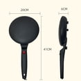 thumbnail image 3 of Instant 8” Electric Crepe Maker, Quick Heat Nonstick Crepe Pan with Auto Temperature Control, Portable Crepe Machine for Pancakes, Tortillas, or Flatbreads (Blue), 3 of 7