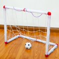 thumbnail image 2 of lionlar 33 Inch Small Size Portable Soccer Goal Toy Set with Pump, Game Toy Gift 86CM, 2 of 9