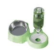 thumbnail image 1 of Cat Bowl Feeder Automatic Water Dispenser Elevated 15 Degree Tilt Puppies Rabbits Small Dogs Stainless Steel Large Capacity, 1 of 1