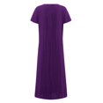 thumbnail image 5 of Robe Midi Décontractée à Manches Courtes et Manches Courtes pour Femmes, 5 of 5