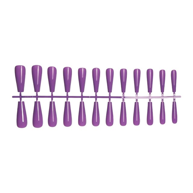Fake Nail Set French Style Scratch Resistant Press-on Fingernails Full Cover Removable Trimble Adjustable Manicure Stickers Type 10