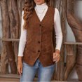 thumbnail image 4 of Wensltd Gilet Sans Manches Décontracté pour Femmes, Léger et Confortable, P-2TG, 4 of 8