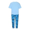 thumbnail image 2 of Ensemble Deux Pièces pour Femmes Été Imprimé Col Rond Manches Mi-Longues Pull + Pantalon Ensemble Deux Pièces pour Femmes Sortie en Solde, 2 of 6