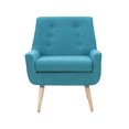 thumbnail image 4 of Chaise bleu vif Marley, 4 of 7