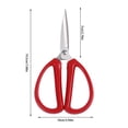 thumbnail image 2 of WLAGOOD Stainless Steel Office Scissors,Stainless Steel Comfort Grip,All-Purpose,Straight Office Craft Scissors for DIY,Sturdy Sharp Scissor for Office Home School, 2 of 5