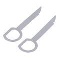 thumbnail image 4 of Car Stereo  Removal Tool, Universal Car  Remover Car  Removal Tool Key DIN Release Keys Pin Stereo Tools  For Removing  From Cage, 4 of 8