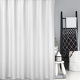 thumbnail image 3 of Extra Long White Waffle Weave Shower Curtain – 72x84 Inch, Water Resistant, Machine Washable Polyester, Hotel Quality, Modern Bathroom Decor, Color: System default_10, 3 of 7