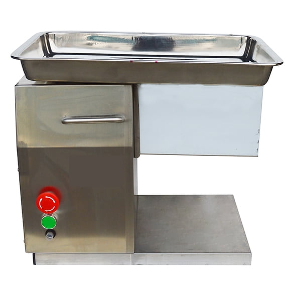 INTBUYING Commercial Electric Meat Cutting Machine Slicer Cutter Steak Beef Pork Cuts QX 10mm Blade