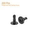 thumbnail image 3 of Unique Bargains Phillips Head Self Tapping Screws, 200pcs #8x1/2' Sheet Metal Screw, 3 of 4