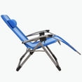 thumbnail image 4 of Kamp-Rite Chaise Zéro Gravité d'Extérieur Pliable et Inclinable avec Coussin d'Appui-tête, Bleu, 4 of 9