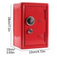 thumbnail image 3 of CHUANK Kids Bank Locker Safe With Key And Single Digit Lock  Metal Money Safe  Mini Password Cash Paper Money Savings Box Gift For Kids Boys And Girls, 3 of 6