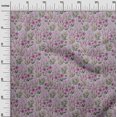 thumbnail image 3 of oneOone Rayon Purple Fabric Floral Sewing Craft Projects Fabric Prints By Yard 56 Inch Wide, 3 of 4
