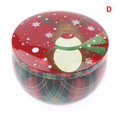 thumbnail image 1 of Christmas Tinplate  Candy Tin Can Candle Jars With Lid Candle Container Empty Box Cookie Candy Storage Gift Case, 1 of 6