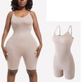 thumbnail image 4 of Dealovy Bodysuit for Women Belly Control Shapewear Jumpsuits Spaghetti Strap Seamless Workout Base Layer Romper, 4 of 5