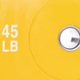 thumbnail image 2 of PRISP Olympic Bumper Weight Plate - Rubber Plate for 2 Inch Olympic Barbell with Steel Insert; Pairs, Sets and Single Plates Available, 2 of 9