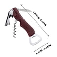 thumbnail image 2 of Yhmxh Home and Kitchen,Kitchen Gadgets,Kitchen Organizers And Storage 3-in-1 Multifunctional Wine And Beer Opener Portable Corkscrew With Bottle Foil Cutter Bottle Opener, 2 of 4