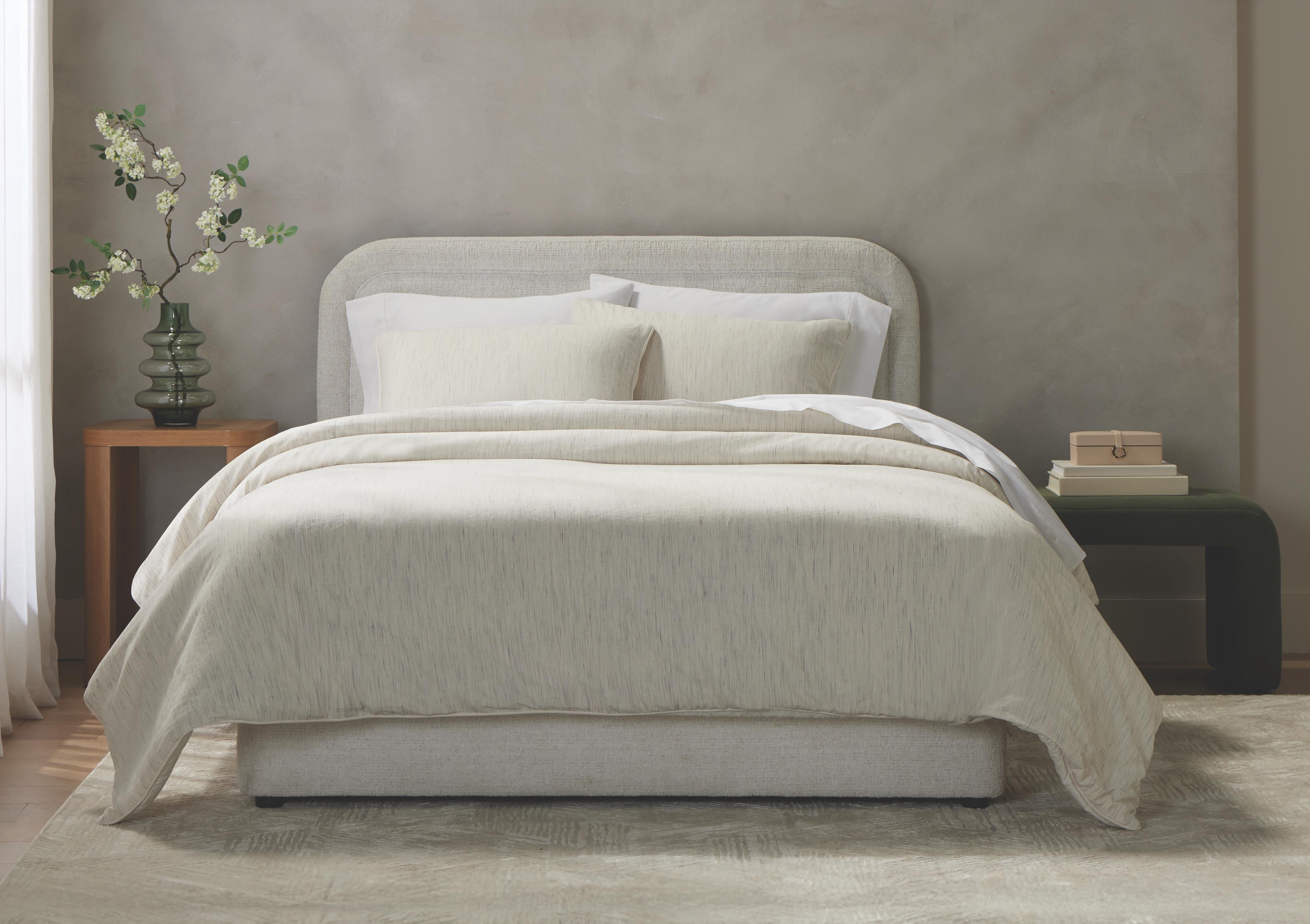 Better Homes & Gardens Ensemble d’édredon 3 pièces Texture Slub, Adulte très grand lit
