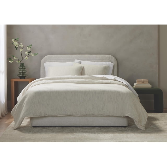 Better Homes & Gardens Textured Slub 3-Piece Comforter Set, Adult King