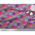 thumbnail image 3 of Soimoi Rayon Fabric Flower Artistic Fabric Prints By Yard 42 Inch Wide, 3 of 3